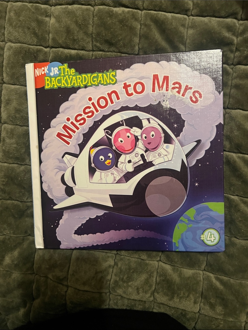 The Backyardigans "Mission to Mars" Kids Toy Book - Purple hardcover